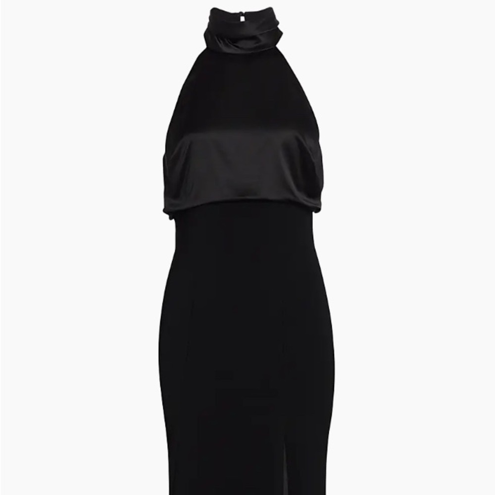 Cinq à Sept Black Halter Wedding Dress